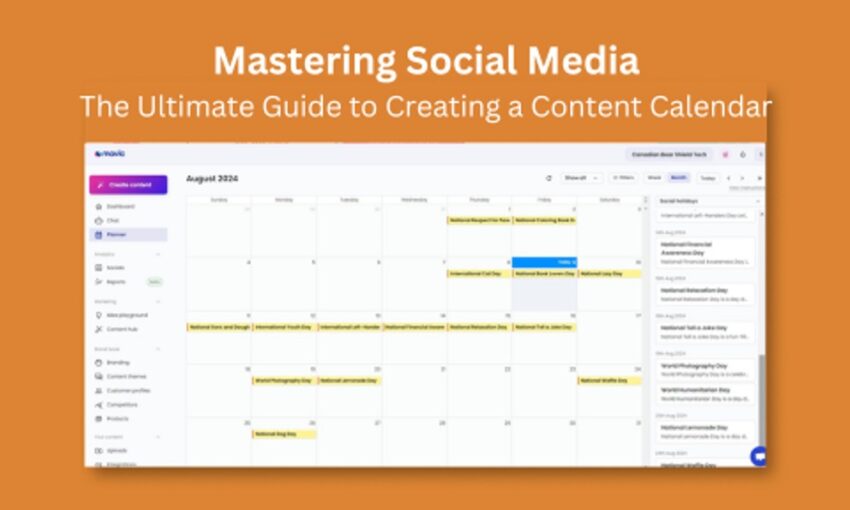 Social Media Calendar