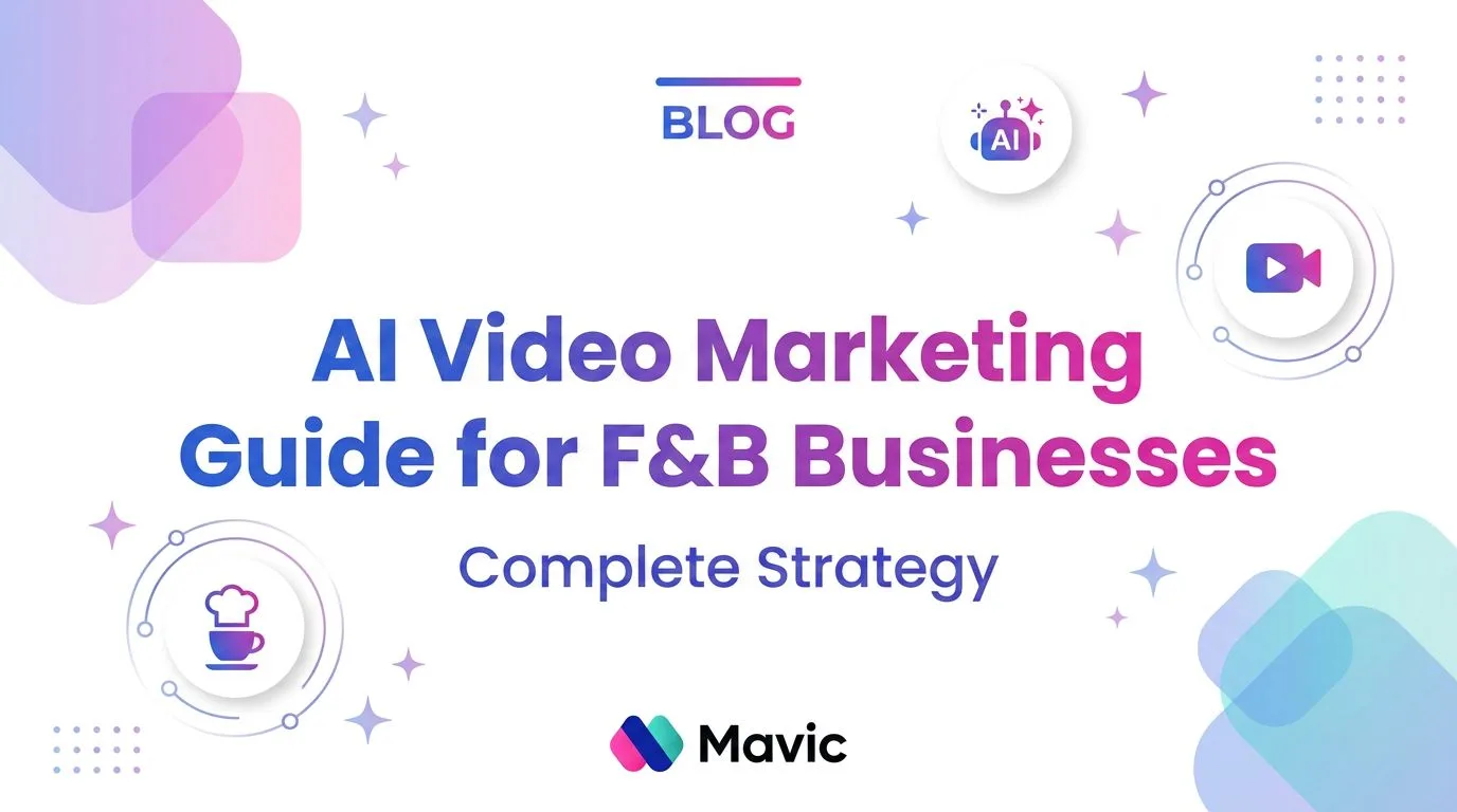 AI Video Marketing Guide for F&B Businesses
