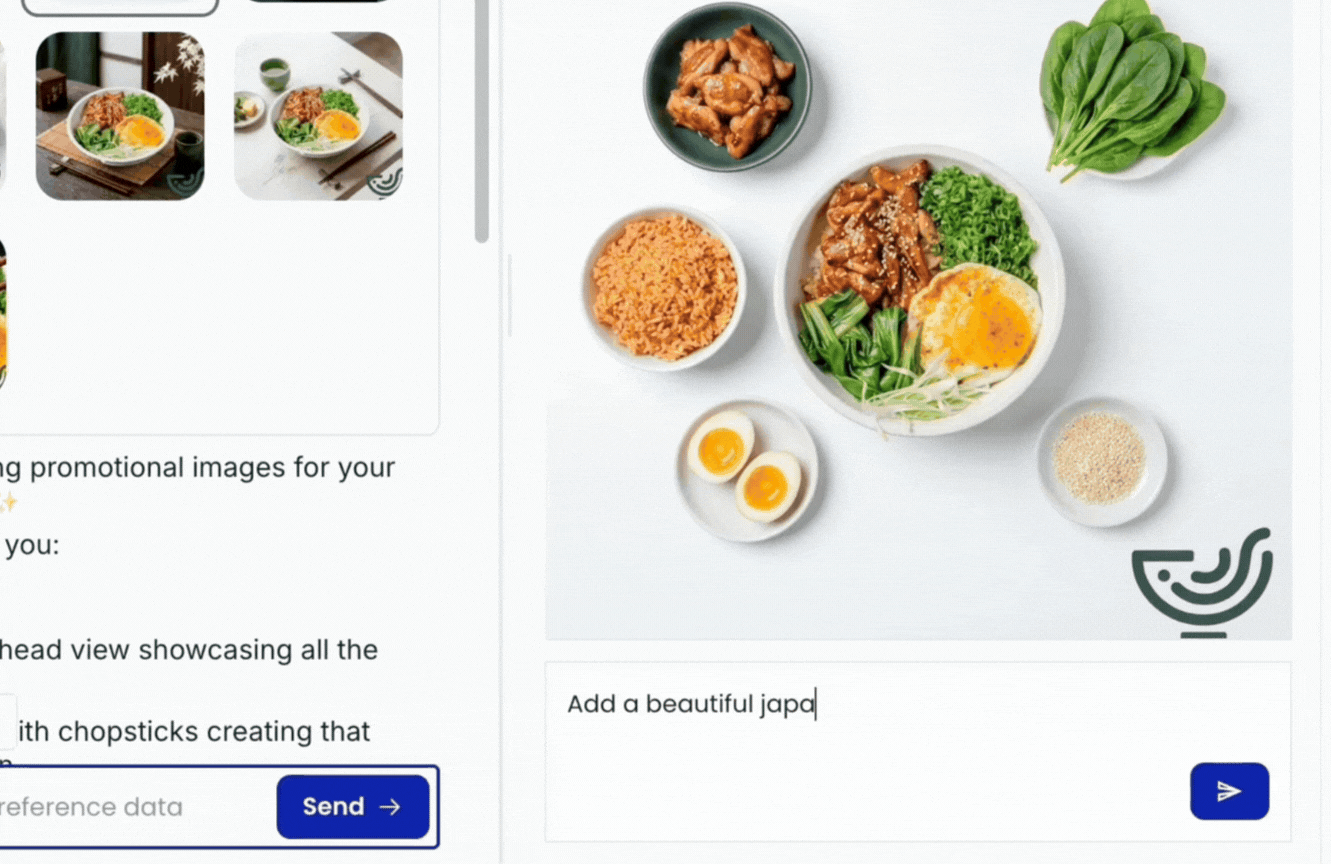 Easily edit images through chat